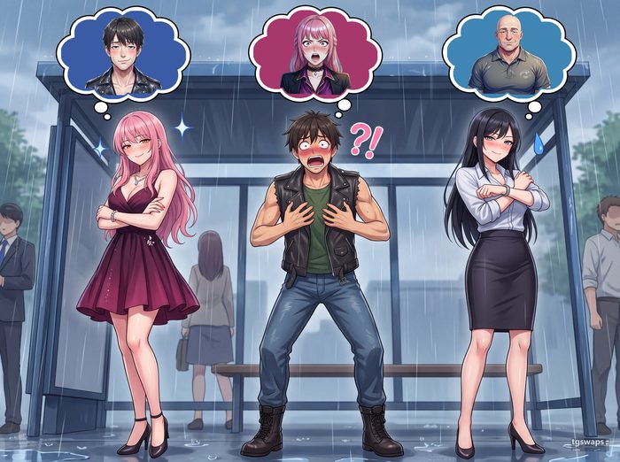 Everyone on Earth swapped at once. These two got each other.