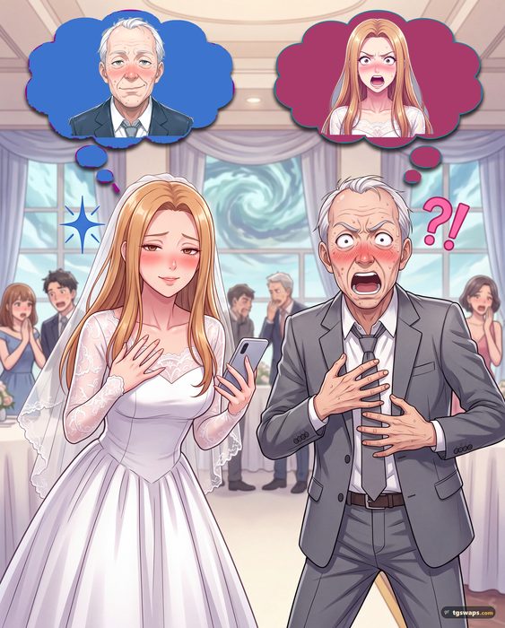 Everyone on Earth swapped at once. These two got each other.