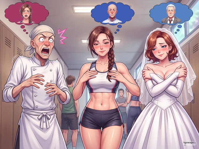Everyone on Earth swapped at once. These two got each other.