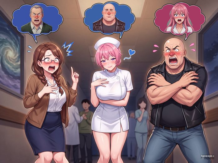 Everyone on Earth swapped at once. These two got each other.