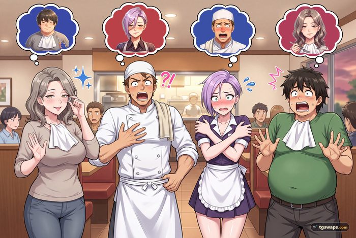 Everyone on Earth swapped at once. These two got each other.