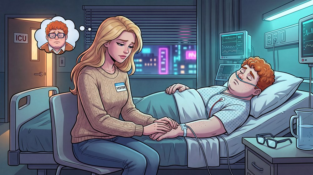The vigil at the hospital bed